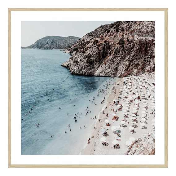 Blu Ray Framed Print in 95 x 95cm