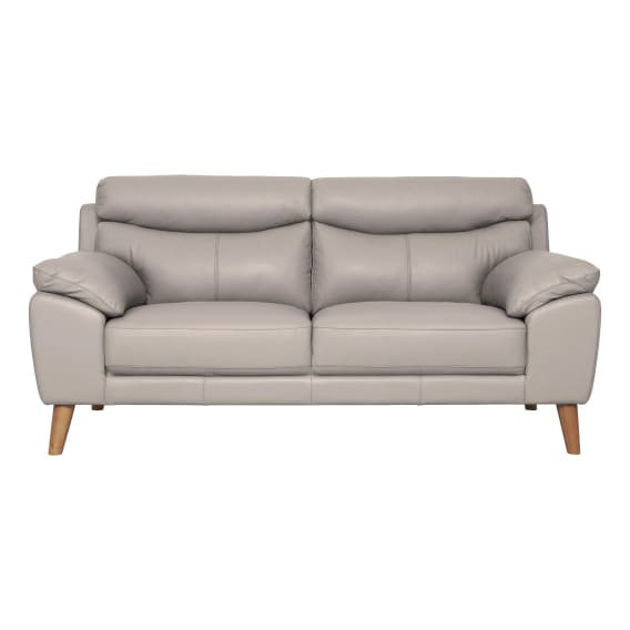 Bronco 2 Seater Sofa in Leather Light Mocha