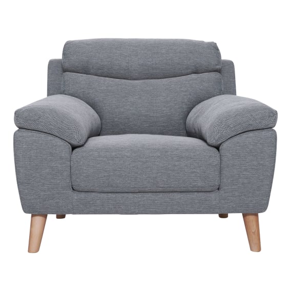 Bronco Armchair in Talent Denim