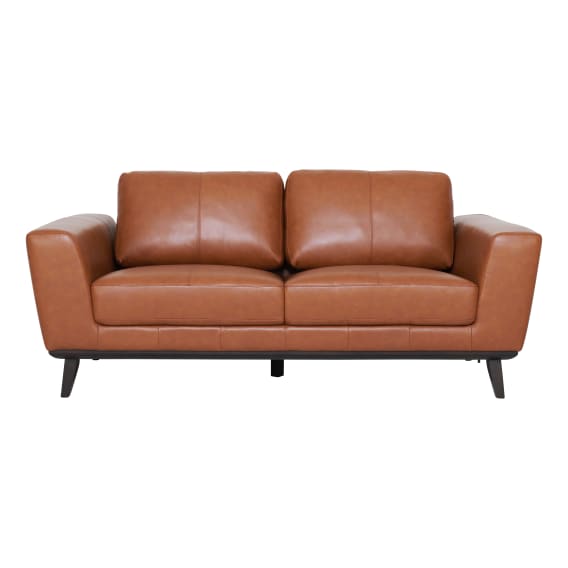 Brosa 2.5 Seater Sofa in Alpine Leather Camel