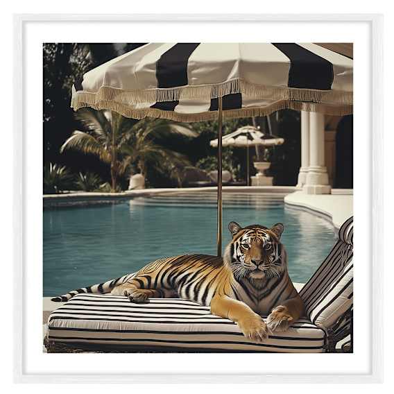 Briar Framed Print in 60 x 60cm