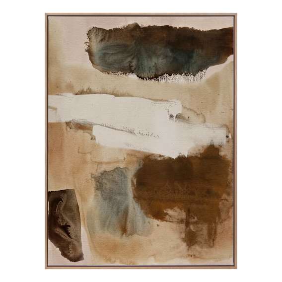 Brushed by Time Box Framed Canvas in 78 x 103cm