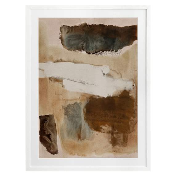 Brushed by Time Framed Print in 55 x 70cm