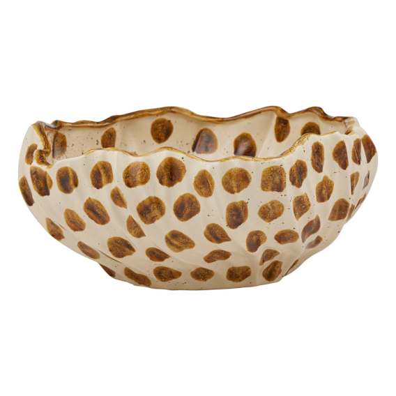 Brun Bowl 31x14.5cm in Ivory / Brown