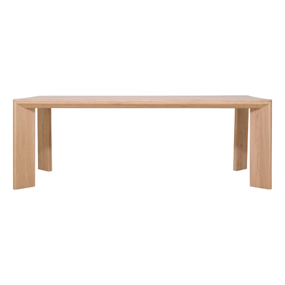 Bristol Dining Table 220cm in European Oak Mild Wash