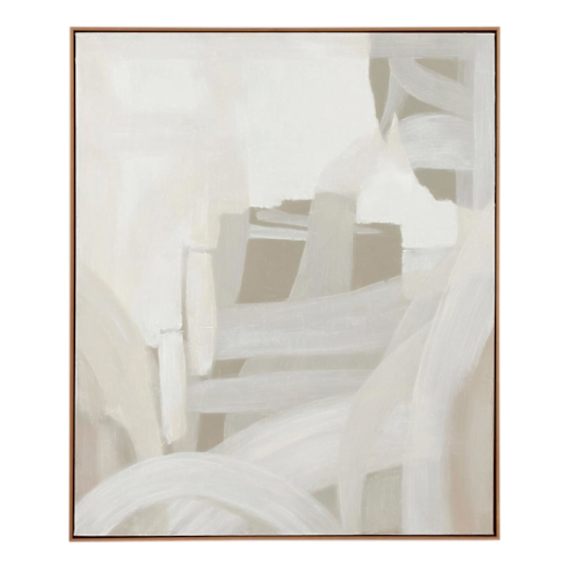 Byron Natural 2 Box Framed Canvas in 104 x 124cm