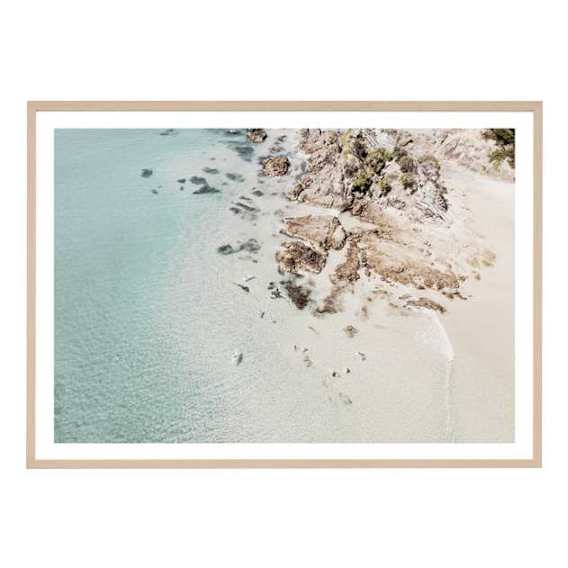 Byron View Framed Print in 140 x 100cm