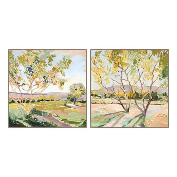 Barossa Breeze Box Framed Canvas Set of 2 in 80 x 80cm