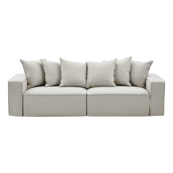 Ella 3 Seater Sofa in Lis Beige