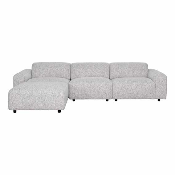 Harry 4.5 Seater Sofa + Ottoman in Cobble Linen