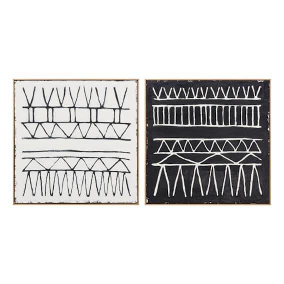 Matica Box Framed Canvas Set of 2 in 80 x 80cm