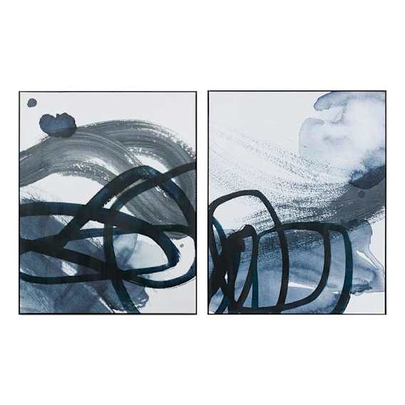 Nash Box Framed Canvas Set of 2 in 120 x 150cm