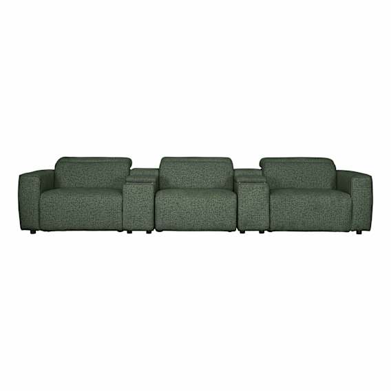 Nevada 3 Seater Recliner  Sofa + 2 Consoles in Domino Heritage