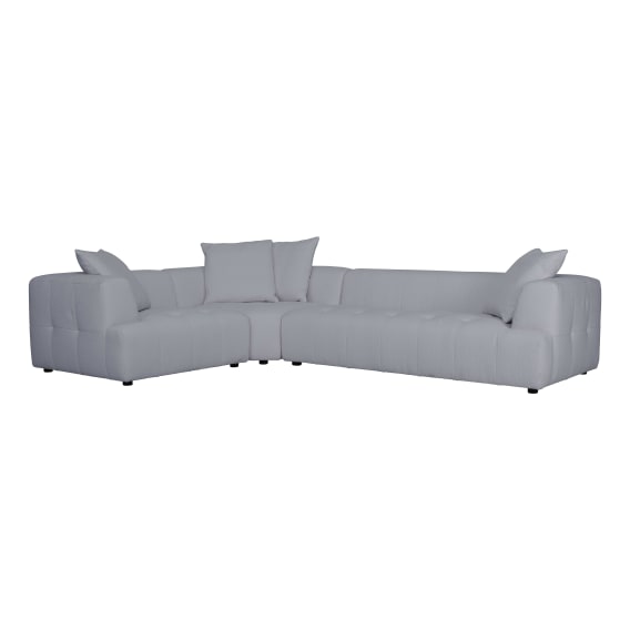 Rubin 5 Seater Modular Sofa LHF in Het Cement