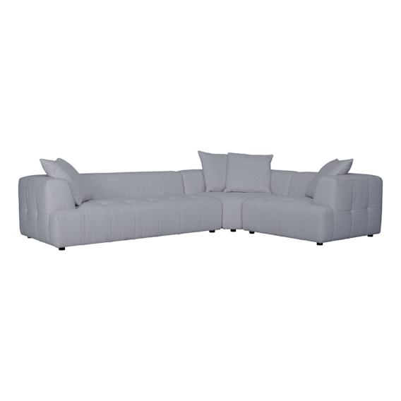 Rubin 5 Seater Modular Sofa RHF in Het Cement