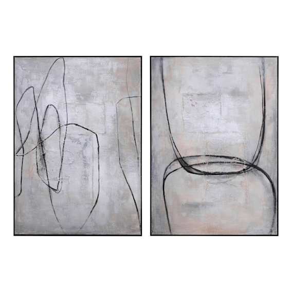 Rustic Rhapsody Box Framed Canvas Set of 2 in 100 x 140cm