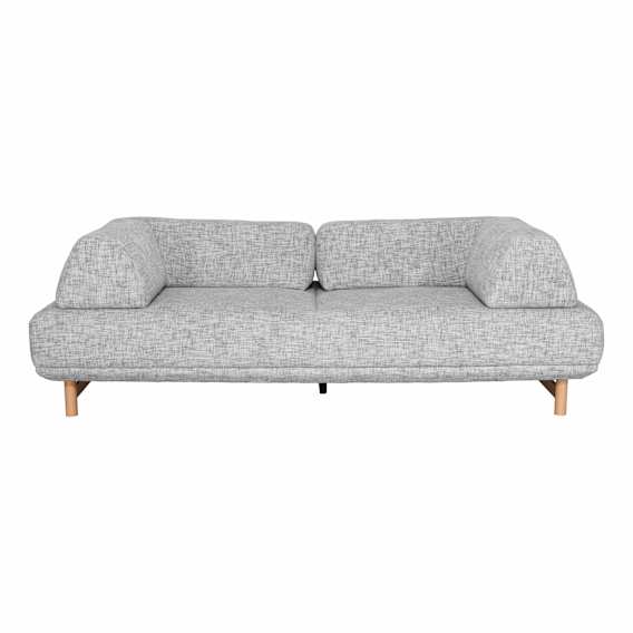 Studio 3 Seater Sofa with 2 Corner Backrests in Emmy Flint