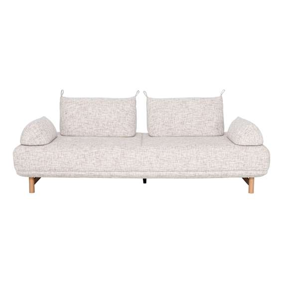 Studio 3 Seater Sofa with Backrests and Armrests in Emmy Bone