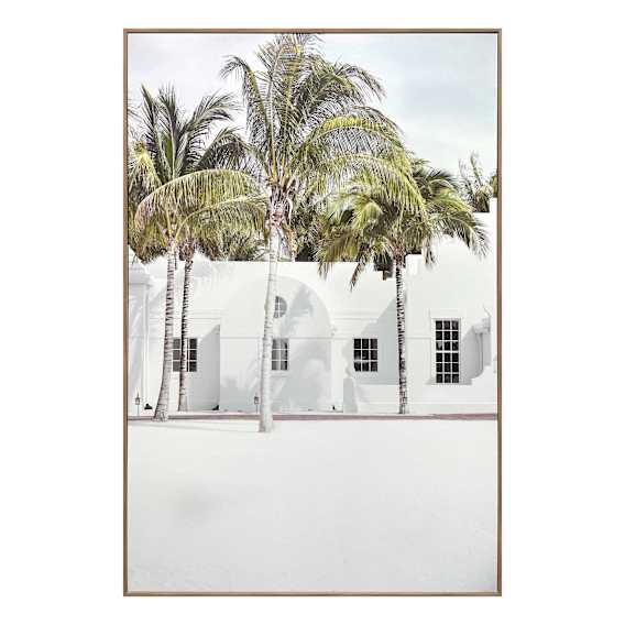 Casa De Palm Design B Box Framed Canvas in 80 x 120cm