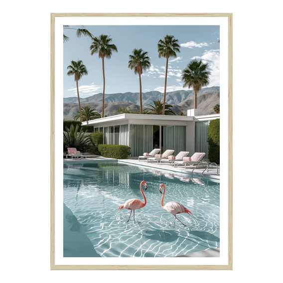 Calista Framed Print in 84 x 118cm