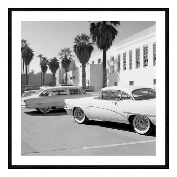 Cali Framed Print in 84 x 84cm