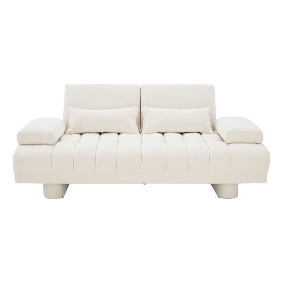 Carrie Small Sofa Bed in Fam Beige