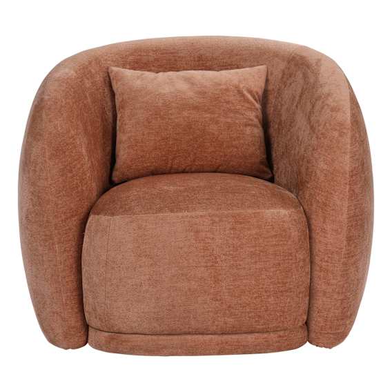 Carson Swivel Armchair in Jude Rust