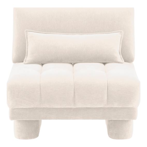 Carrie  Armless Chair  in Fam Beige