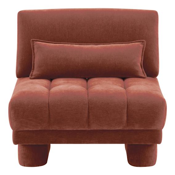 Carrie  Armless Chair  in Fam Terracotta