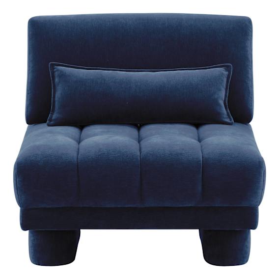 Carrie  Armless Chair  in Fam Navy