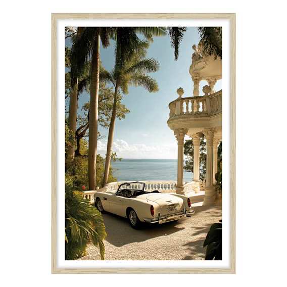 Calvi Park Framed Print in 95 x 133cm