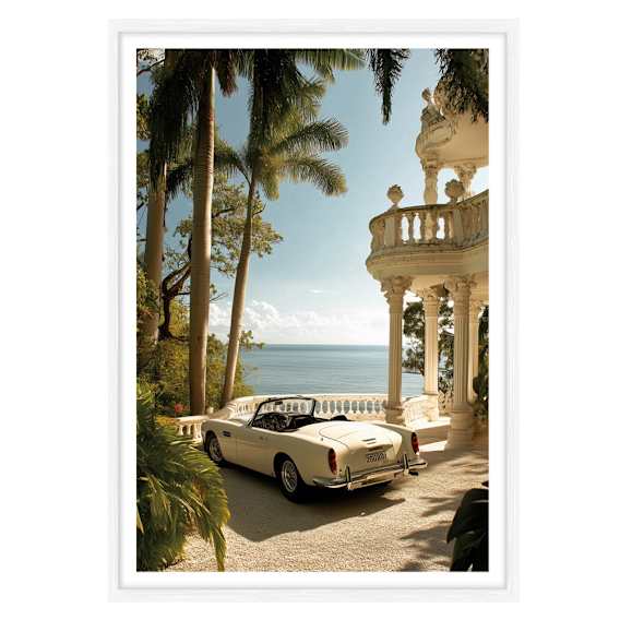 Calvi Park Framed Print in 118 x 165cm