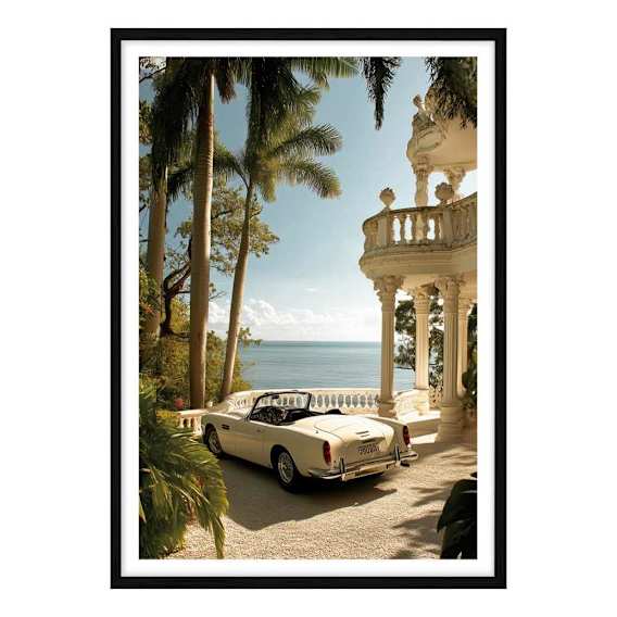 Calvi Park Framed Print in 103 x 143cm
