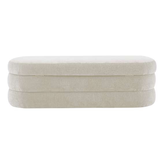 Casey Queen Storage Ottoman in Fam Beige