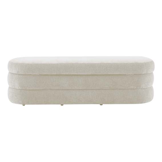 Casey King Storage Ottoman in Fam Beige