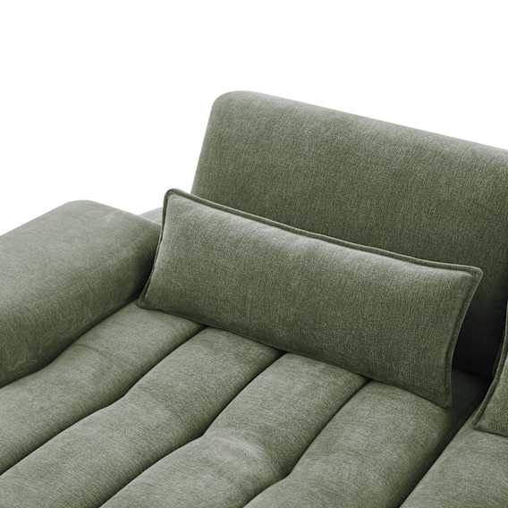 Sofa Bed with Chaise Material and Finishes