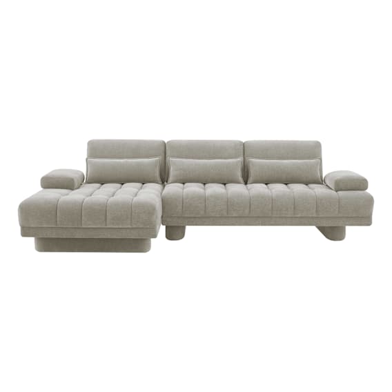Carrie Sofa Bed + LHF Chaise in Fam Sand
