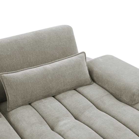 Sofa Bed with Chaise Material and Finishes