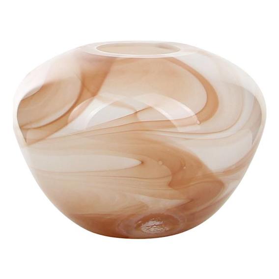 Carrie Vase Small 24x18cm in Mocha