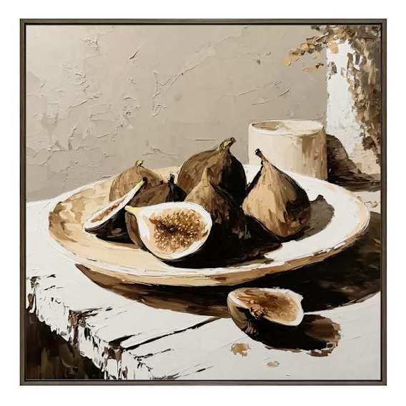 Cava Fig & Form Block Canvas in 59 x 59cm Mocha