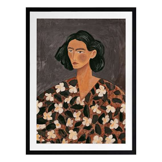 Celine Framed Print in 55 x 70cm