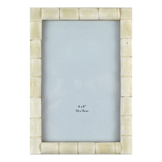 Cecilia Photo Frame 12.5x17.5cm in Ivory