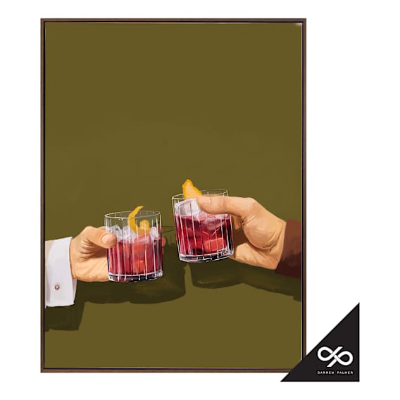 Chin Chin Box Framed Canvas in 123x163cm