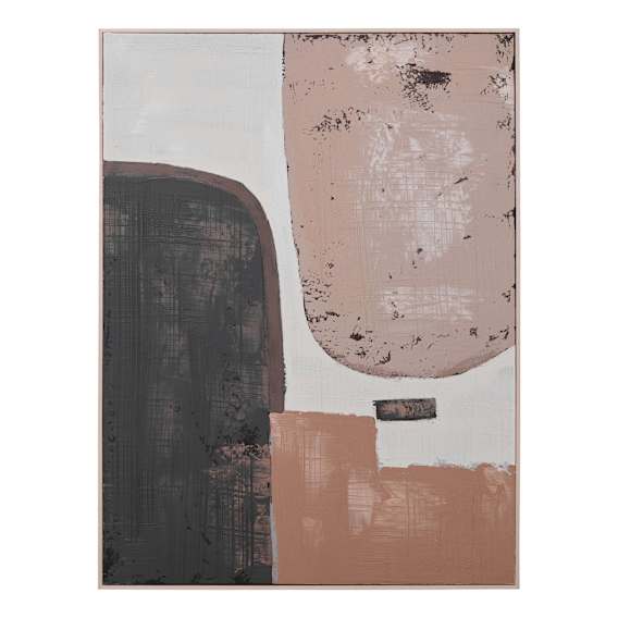 Chocolate Rocks Design 1 Box Framed Canvas in 90 x 120cm