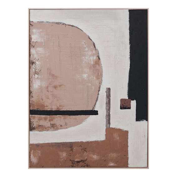 Chocolate Rocks Design 2 Box Framed Canvas in 90 x 120cm