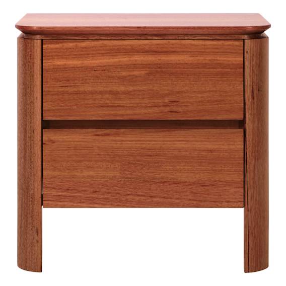 Charles Bedside Table with Groove Drawer in Tasmanian Blackwood