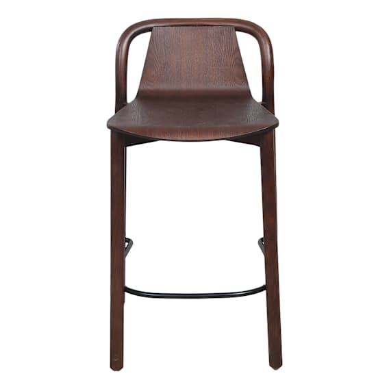 Chester Bar Chair in Dark Walnut