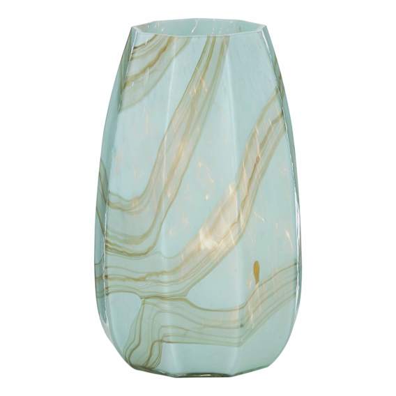Charlotte Vase Tall 24x40cm in Blue / Green