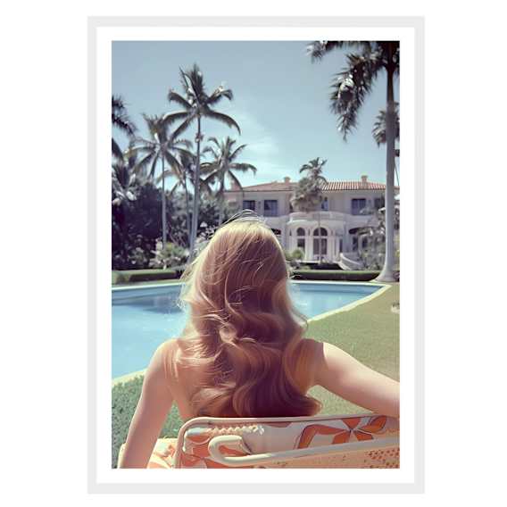 Cindy Framed Print in 95 x 133cm