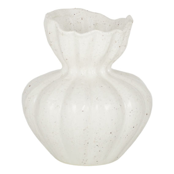 Clara Vase 17x19.5cm in Ivory